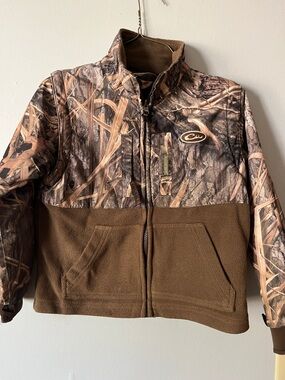 Drake Brown and Camo Kids Jacket